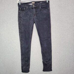 True‎ Religion Women Jeans 32 Gray Denim Casey Low Rise Super Skinny 28" Inseam